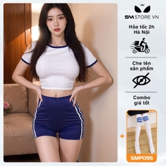 SMS561 - Bộ đồ ngủ quần áo ôm body cosplay học sinh quyến rũ sexy