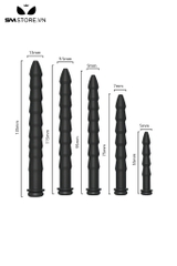 SMT2215 - Sounding đồ chơi niệu đạo silicon mềm đầu nhọn có 5 size