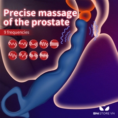 SMT2361 - Máy rung hậu môn silicon có 9 chế độ sạc điện chống nước