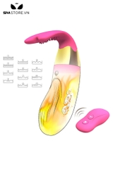 SMT1489 - Trứng rung hồng điều khiển từ xa có gai silicon dài 11cm