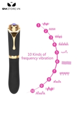 SMT2318 - Máy rung hình chiếc bút có 10 tần số sạc điện dài 19cm