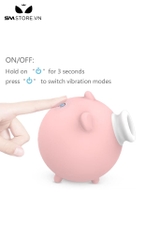 SMT1532 - Máy rung liếm hút ngực và âm vật ngụy trang con lợn mini