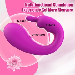 SMT2612 - Trứng rung 2 đầu tai thỏ có 9 chế độ điều khiển qua APP