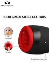 SMT1508 - Cốc thù dâm có lưỡi liếm và 10 chế độ rung mix làm ấm