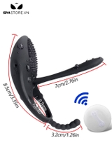 SMT786 - Máy rung hậu môn mix vòng rung đeo dương vật điều khiển xa