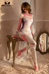 SMS686 - Đồ ngủ cosplay người nhện bó sát hở đáy khóe kéo