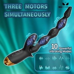 SMT1831 - Máy massage tuyến tiền liệt có 10 chế độ rung và 2 nhánh