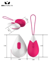 SMT1159 - Trứng rung mini điều khiển từ xa dài 73mm chống thấm nước