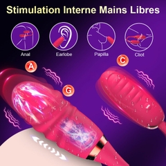 SMT2730 - Trứng rung 2 đầu có đầu dương vật và 10 chế độ