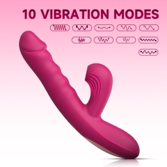 SMT2391 - Máy rung hút đầu dương vật có 10 chế độ rung sạc điện