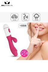 SMT3111 - Dương vật giả rung có nhánh phụ có 10 chế độ sạc điện