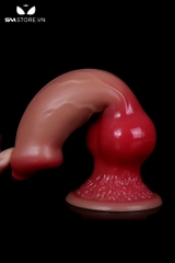 SMT2167 - Dương vật giả chó đế hít tường chất liệu silicon mềm có 5 size
