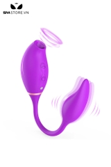 SMT1316 - Trứng rung 2 đầu với 8 tần số và 5 chế độ hút dài 249mm
