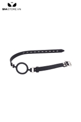 SMT231 - Dụng cụ mở miệng ring gag với chất liệu silicon màu đen