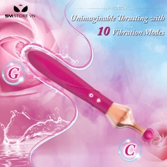 SMT2001 - Gậy kích thích điểm G có 10 tần số rung thay đầu