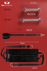 SMT993 - Bộ cố định tư thế sexsling với xích đu có đệm chân