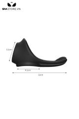 SMT624 - Vòng đeo dương vật cao su dài 12cm phần đuôi có gai