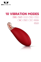 SMT2829 - Trứng rung mini đeo cổ hình con cá heo sạc điện dài 66mm