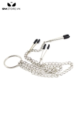 SMT284 - Kẹp âm vật núm vú thiết kế 3 đầu bằng kim loại dài 21.5cm
