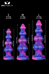 SMT2932 - Dương vật giả khổng lồ nhiều màu sắc có đế hít tường