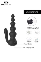SMT1565 - Đồ chơi hậu môn điều khiển từ xa anal bead có 10 tần số