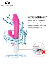 SMT2785 - Máy rung 2 đầu chất liệu silicon  có 10 tần số dài 19cm