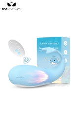 SMT1046 - Trứng rung cá voi silicon điều khiển qua APP có 10 chế độ
