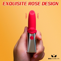 SMT1319 - Trứng rung thỏi son môi silicon dài 13cm có 10 tần số