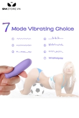 SMT1317 - Trứng rung mini sạc USB điều khiển từ xa với 7 chế độ