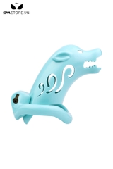 SMT2686 - Khóa dương vật dạng lồng bằng nhựa hình đầu chó