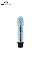 SMT716 - Dương vật giả silicon gai mềm có rung dài 17cm
