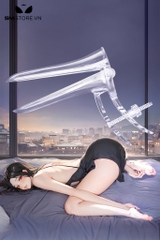 SMT1053 - Dụng cụ âm đạo mỏ vịt bằng nhựa có đèn độ mở rộng 4cm