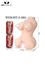 SMT1897 - Búp bê tình dục mini silicon mềm co giãn tốt dài 28cm