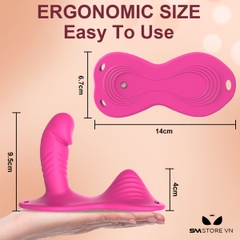 SMT2008 - Máy rung hậu môn silicon có 9 chế độ điều khiển qua APP