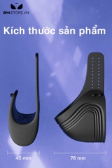 SMT1144 - Vòng rung tình yêu silicon dài 137cm dùng sạc chống nước