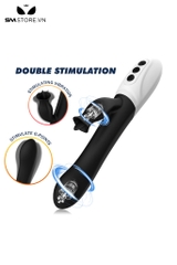 SMT2793 - Máy rung 2 đầu có lưỡi liếm và 23 tần số dài 224mm