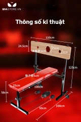 SMT949 - Bộ cố định tư thế với ghế đẩu ngựa kèm khung trói tay chân