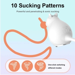 SMT2789 - Máy rung hút 2 đầu có 10 chế độ sạc điện dài 29cm