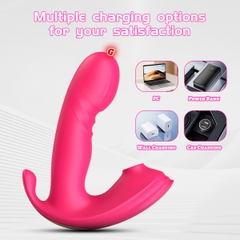 SMT2854 - Máy rung hút đầu dương vật silicon điều khiển qua APP