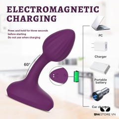 SMT1388 - Phích cắm hậu môn điều khiển từ xa có 10 tần số rung