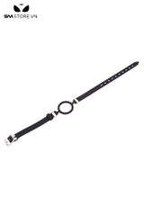 SMT231 - Dụng cụ mở miệng ring gag với chất liệu silicon màu đen