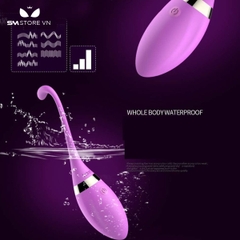 SMT1916 - Trứng rung đuôi cá sạc điện điều khiển từ xa dài 16.5cm