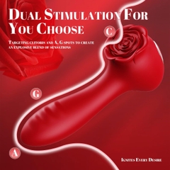 SMT2828 - Máy rung âm vật bông hoa hồng có 10 chế độ sạc điện