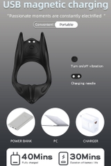 SMT2242 - Vòng rung tình yêu đeo dương vật dài 8cm có 10 chế độ