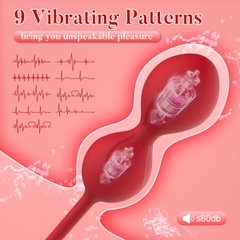 SMT2454 - Bóng tập kegel silicon rung 9 tần số điều khiển qua APP