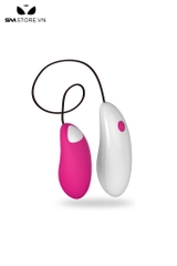 SMT1394 - Trứng rung có dây với 7 tần số dài 109mm bằng silicon