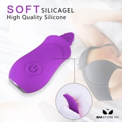 SMT1375 - Lưỡi rung có gai bằng silicon sạc USB kháng nước