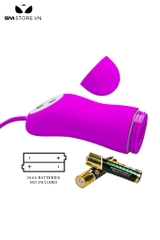 SMT2556 - Trứng rung hút Pretty Love silicon 2 đầu có dây và 12 chế độ