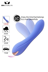 SMT2617 - Máy rung âm vật cong có 10 chế độ rung sạc điện dài 115mm