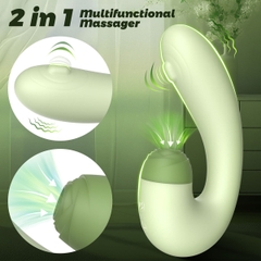 SMT2266 - Máy rung hút 2 đầu silicon có 9 tần số sạc điện chống nước